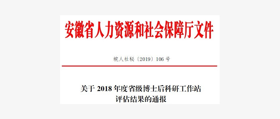 辰安科技子公司安徽泽众博士后科研工作站获评优秀