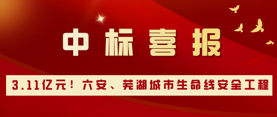 3.11亿元！辰安科技分别中标六安、芜湖城市生命线安全工程